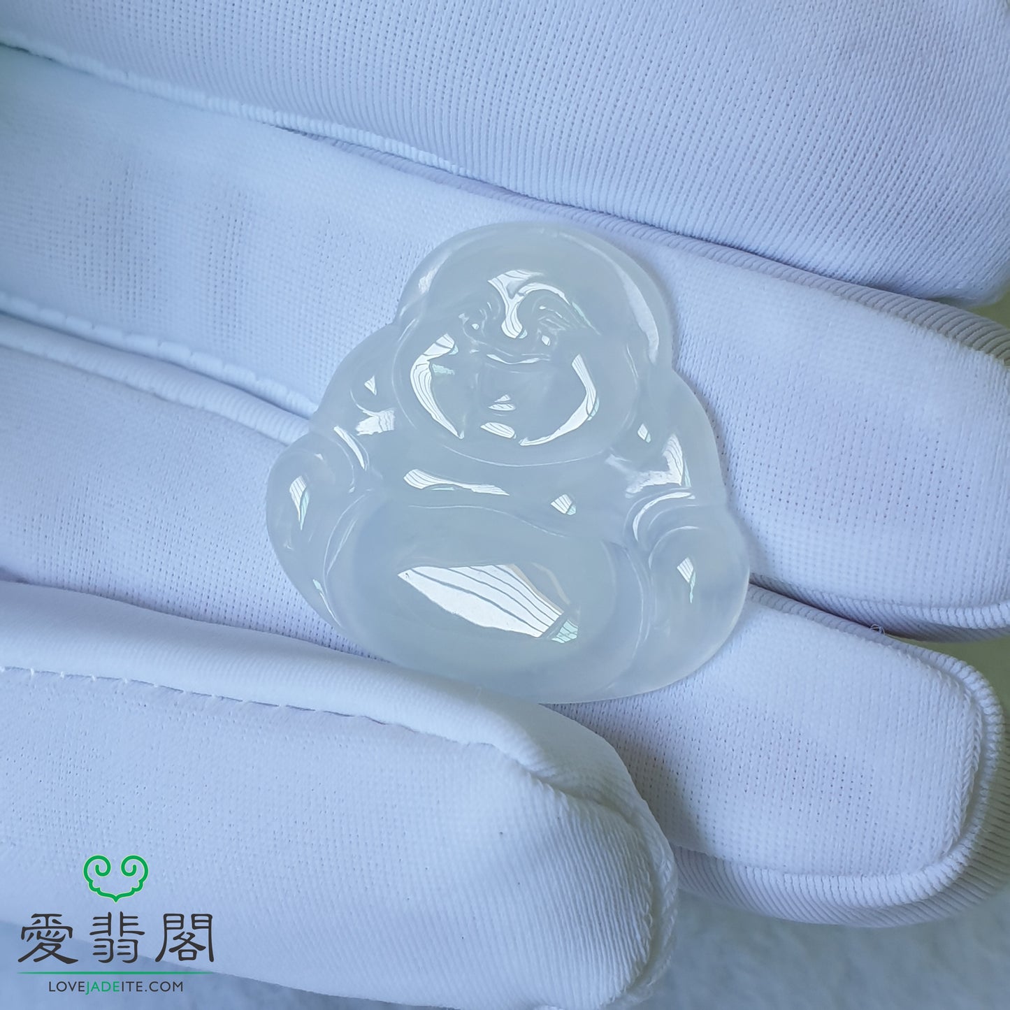 Natural Grade-A Laughing Buddha jade pendant – good luck jadeite, Love Jadeite Singapore