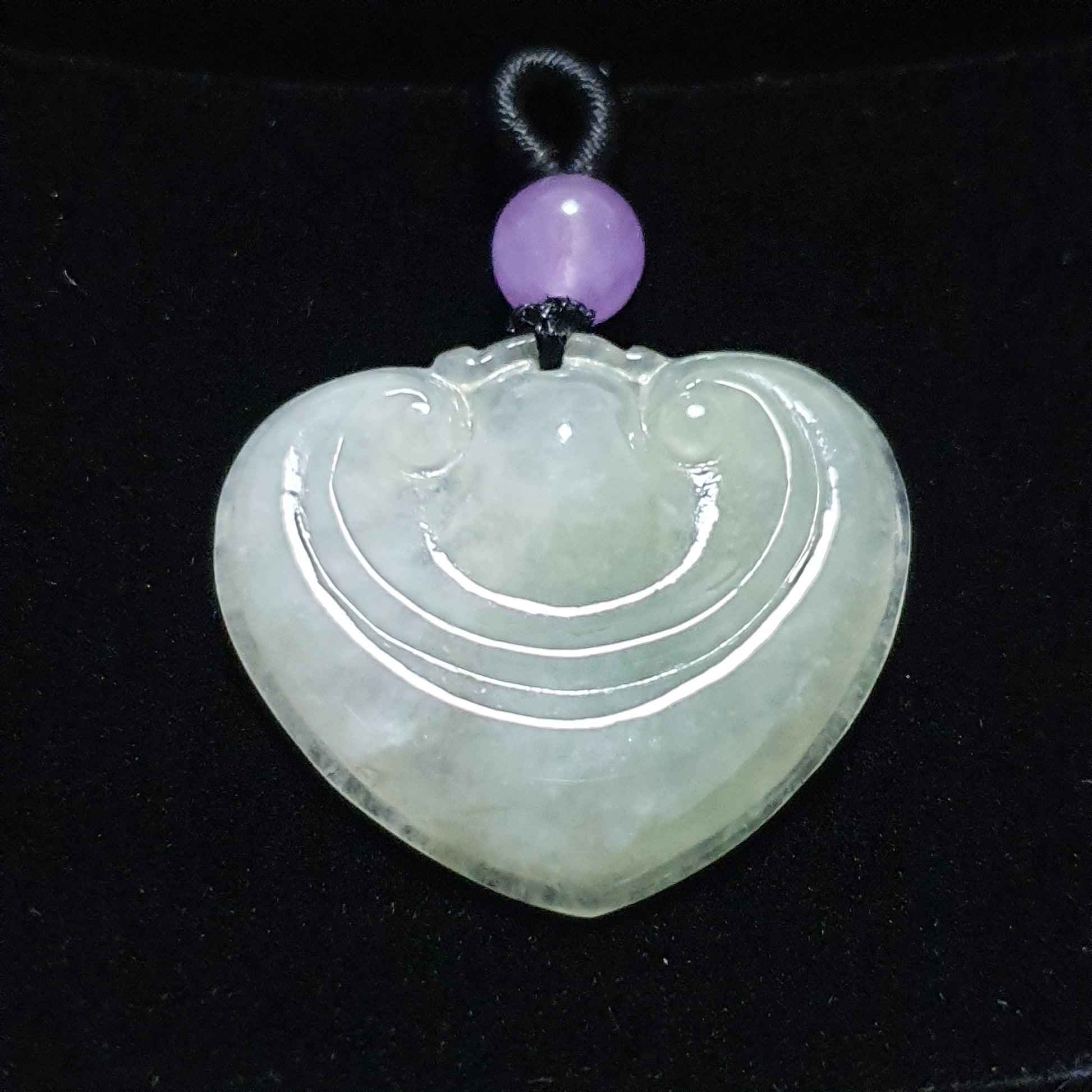 糯种如意翡翠吊坠 (Type A Jadeite Jade RuYi Pendants) PRY29699