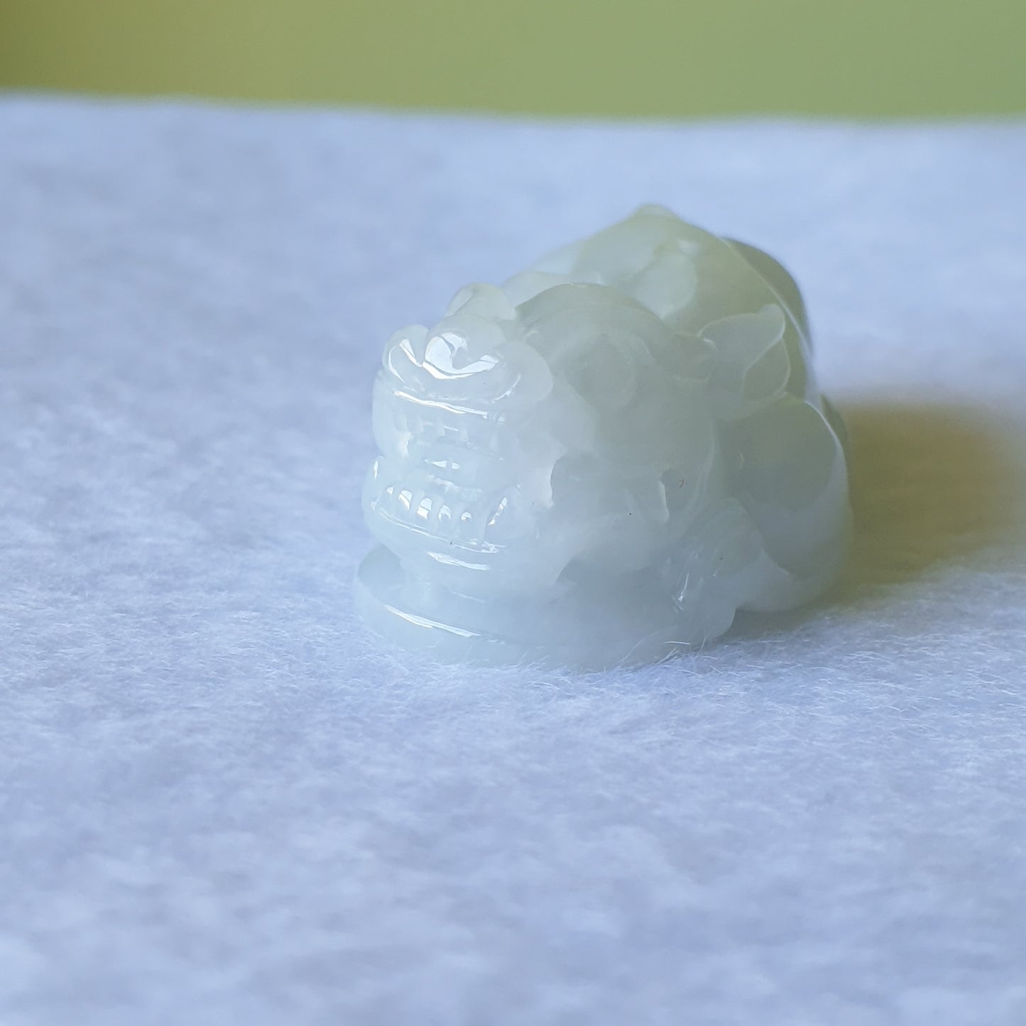 Myanmar Burma Natural Type A Light Green Light Lavender Jadeite Jade PiXiu Jewellery Pendant Pi Xiu Jewelry 缅甸天然A货淡绿淡紫翡翠貔貅吊坠首饰 Singapore Jadeite Jade Love Jadeite 爱翡阁新加坡翡翠